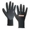 Assorted polyester latex crinkle palm coated safety hand work gloves
