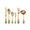 Gold new PVD food safe SS18/10 best quality of hotel silver plated flatware