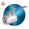 TWO PIECE SCREW END CF8M CLASS 1500 3000PSI FIRE SAFE BALL VALVE