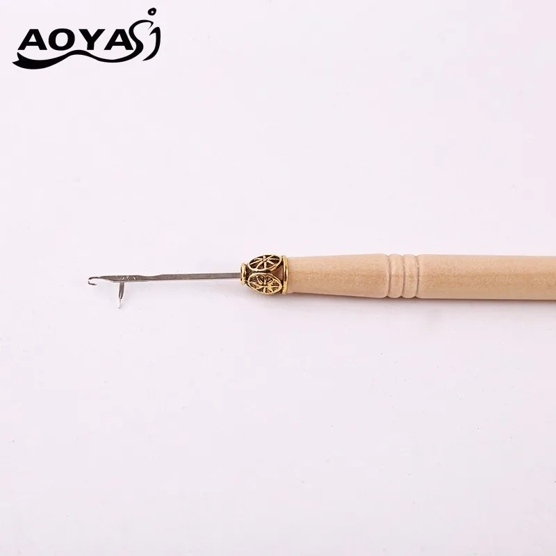 Hair Weaving Latch Hook Crochet Needles Woodenlatch Hook Needles