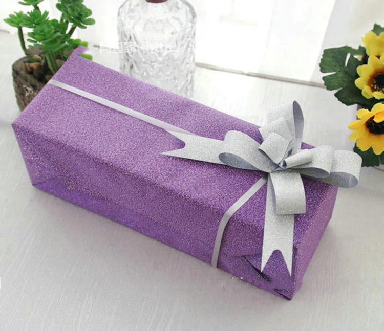 Twinkle Glitter Fabric Butterfly Ribbon Tie Bow Ribbon Bow