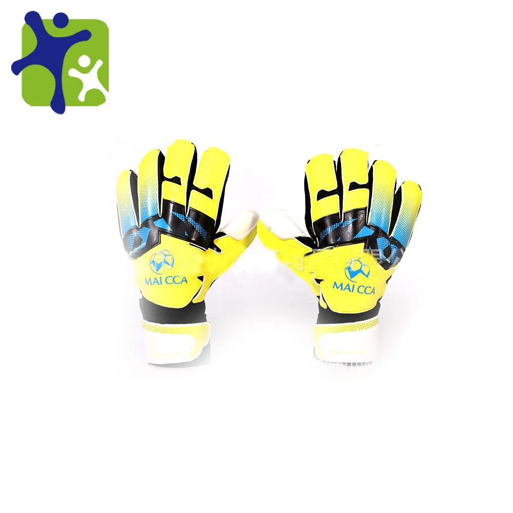 Black Pu Customized Top Quality Goalkeeper Gloves For Football And