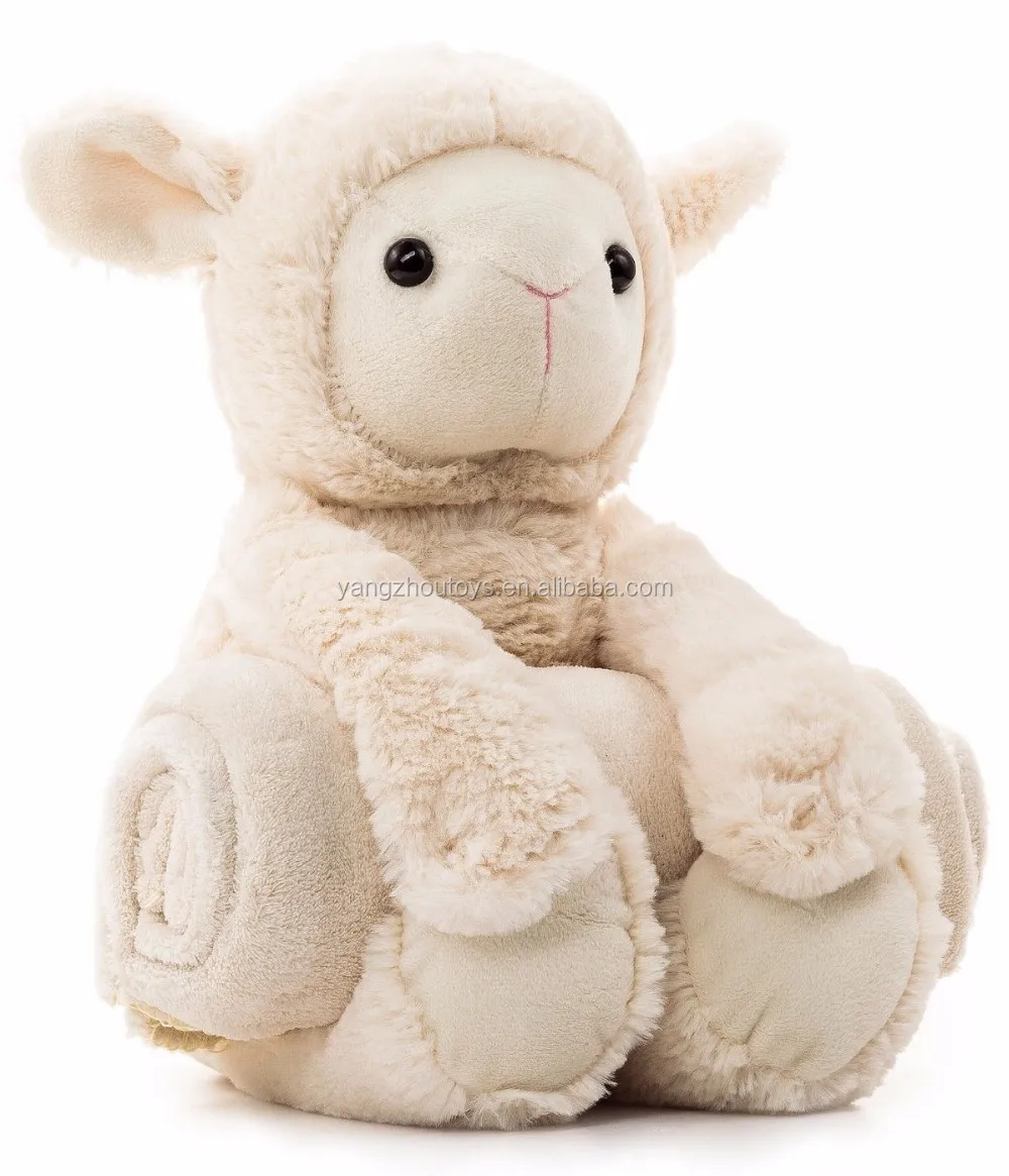 soft toy with blanket