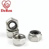 China factory carbon steel Nylon insert Lock nut DIN982/DIN985