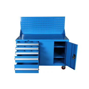 Movable Steel Tool Cabinets Metal Work Bench With Drawers Buy