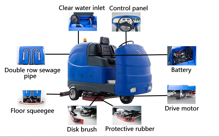 Factory Direct Sales High Quality Automatic Magic Scrubber With Ce Certificate