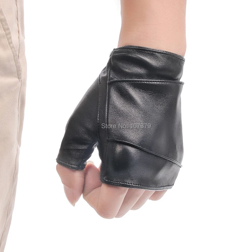 5 finger half gloves