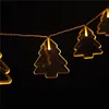 Christmas tree outdoor battery operated led lighting strip lights for home decoration