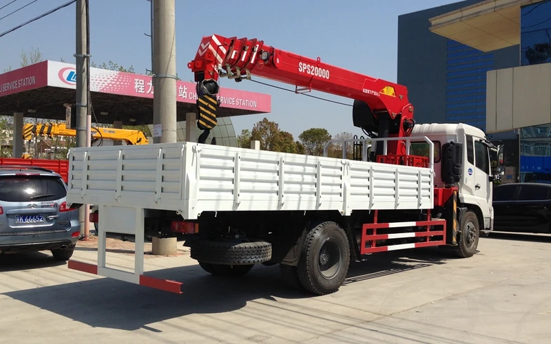 Dongfeng 12 Ton Dump Truck With Crane Crane Mounted Truck