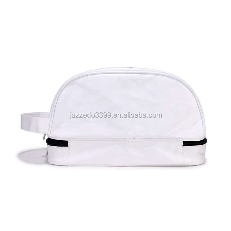 product-750-750 Fashion lightweight Water Resistant tyvek paper cosmetic bag Custom eco friendly waterproof tyvek toiletry bag for men