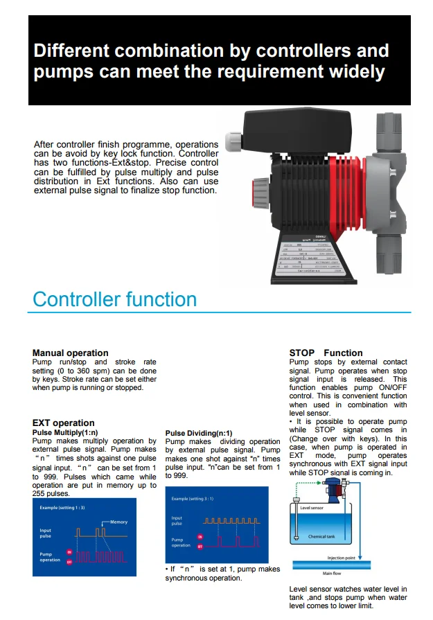 Lango Laundry Detergent Dosing Pump Chemical Dispenser Metering Pump