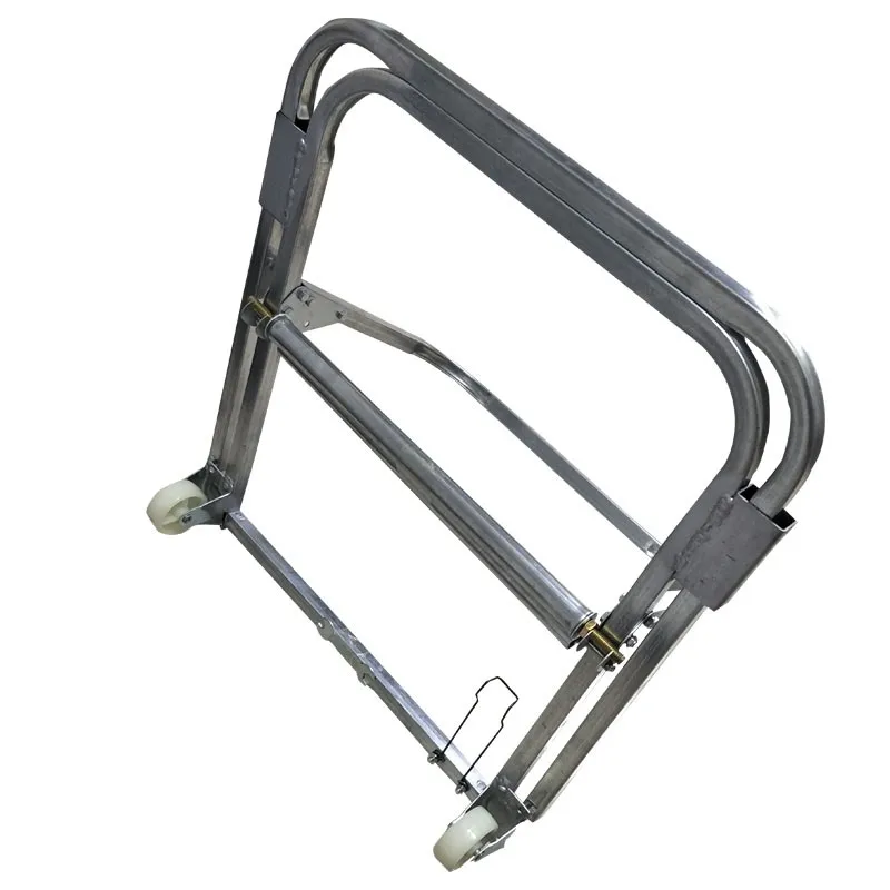 Safety Green Folding Cable Caddy Industrial Grade Steel Wire Dispenser