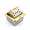 Brass Pop up Floor Socket Box with Universal Outlets waterproof floor socket outlet