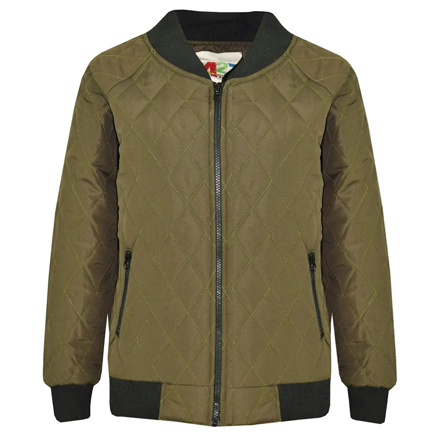 A2Z 4 Kids/® Kids Jackets Girls Bomber Padded Quilted Zip Up Biker Jacket Coat 5-13 Years