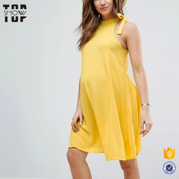 Yellow Short Dress