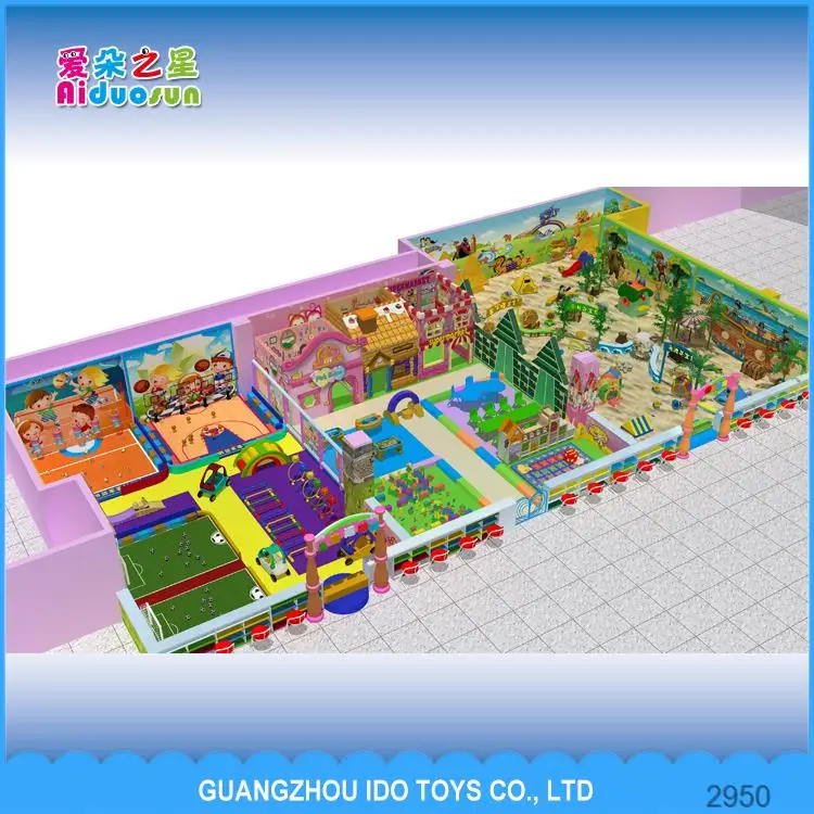 Fast Food Restaurants Indoor Playground 2016 Popular Children Toys For