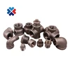 black iron tee fitting female pipe fitting tools threaded union 3/4" malleable plug 4 way cross tee black pipe fitting