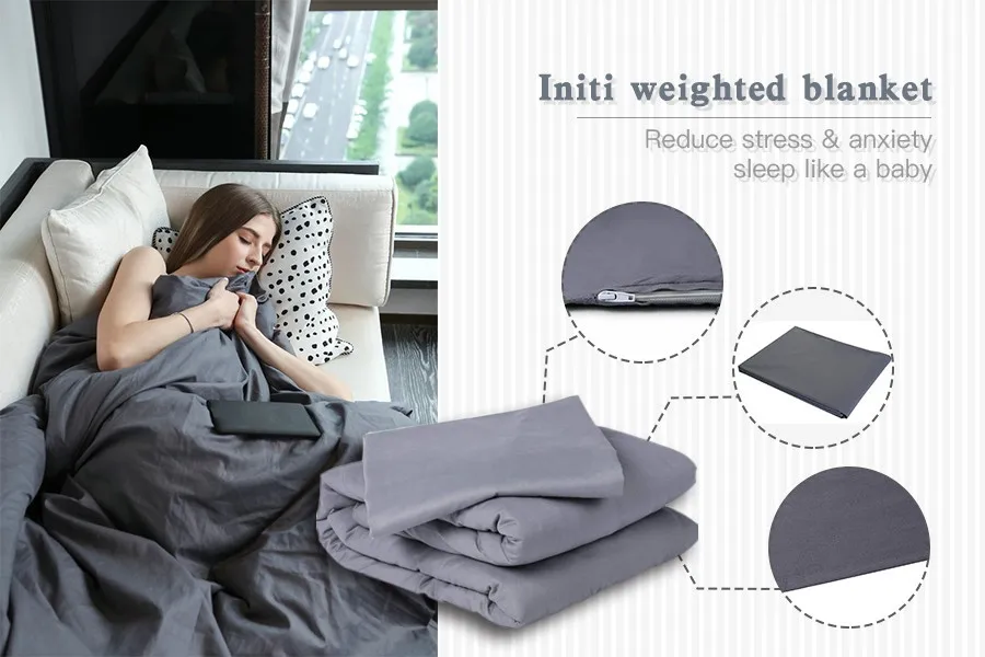 High Quality Customized 15 Lb Weighted Blanket For Sleep Anxiety - Buy