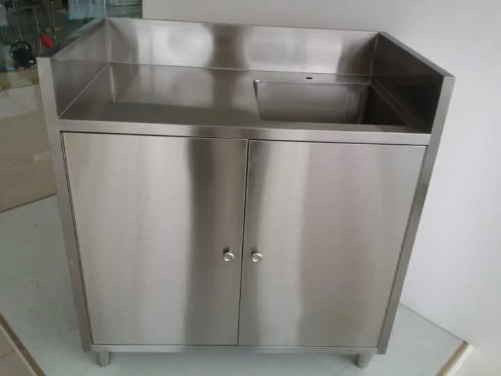cheap kitchen sink in cabinet