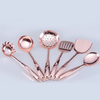 rose gold cooking set