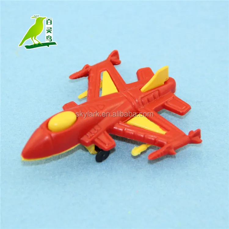 small plastic toy airplanes