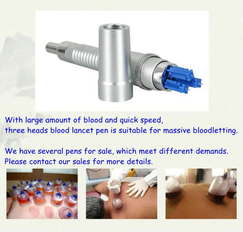 2016 Top Sale Reusable Medical Device Of Lancet Pen For Wet Cupping