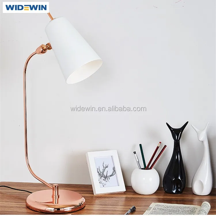 modern copper table lamp
