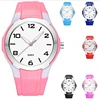 2019 new waterproof colorful wrist silicone jelly watch with customs logo