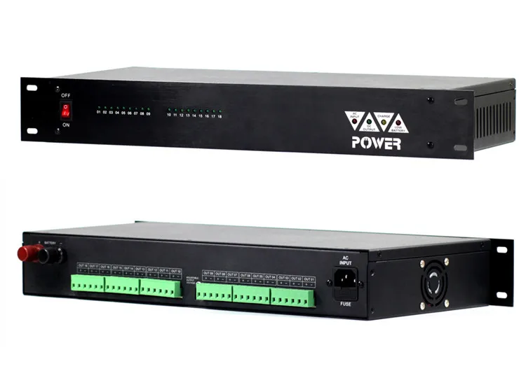 18-Channel 24 VAC Rack Mount Power Supply 