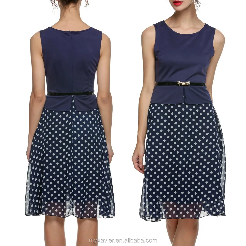 belted work dress