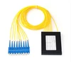 Optic 1X8 PLC sc apc fiber optic splitter price,1 8 1x8 1x2 sc apc plc passive optical splitter box for huawei splitter