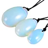Opal gemstone Yoni Egg With String Nephrite Jade yoni eggs A set 3pcs