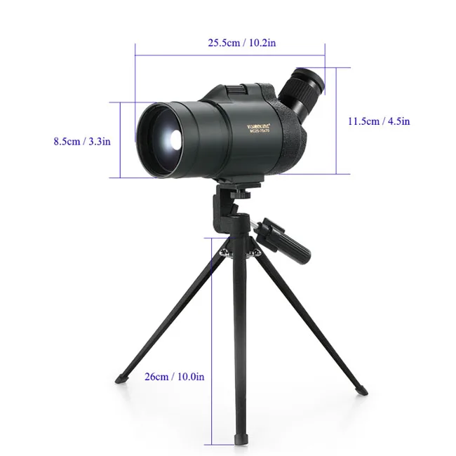 Visionking 2575x70 Waterproof Mak Zoom Spotting Scope For Birdwatching
