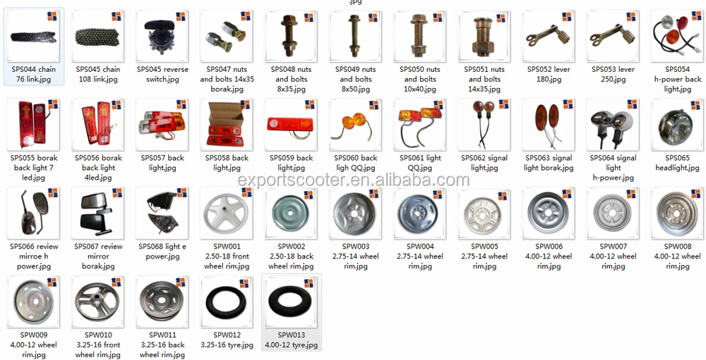 tricycle parts and accessories