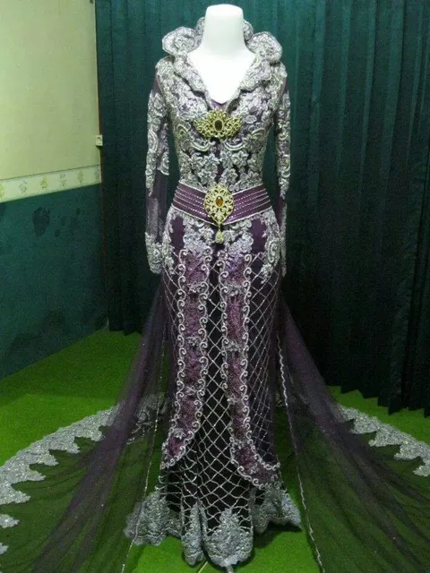 Traditional Muslim Wedding Dress Kebaya Indonesia Buy Wedding
