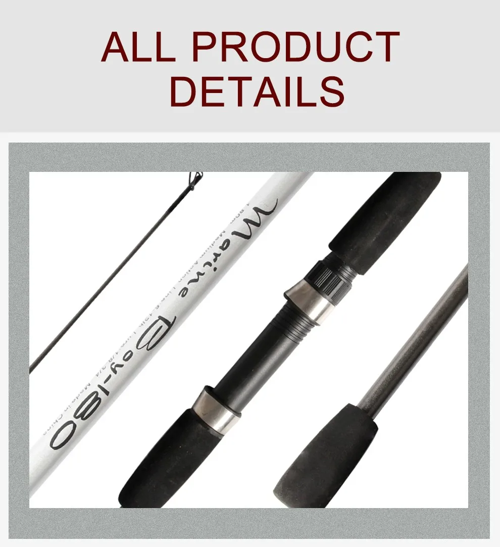 Wholesale 1.8m Fishing Combo Casting Fishing Rod And Reel Combo Set