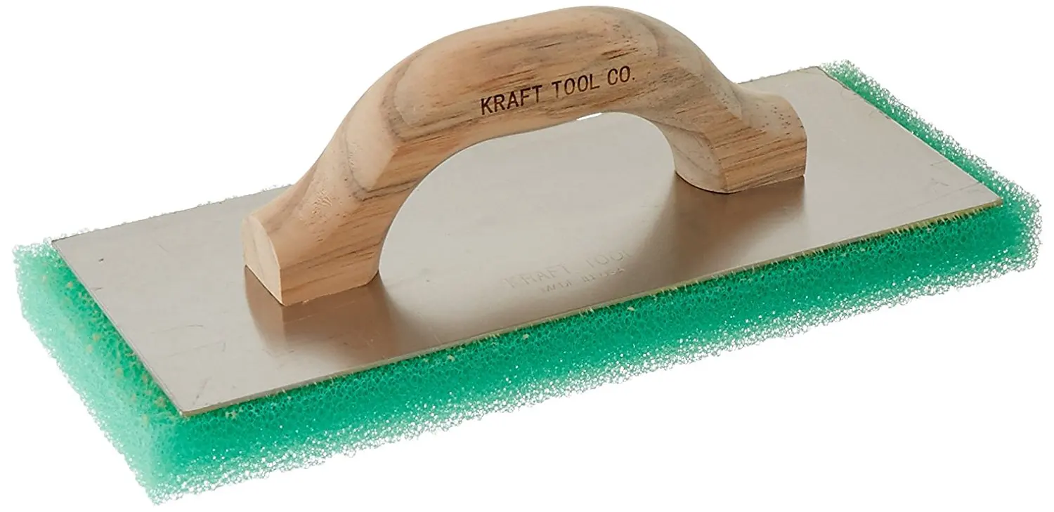 Kraft Tool PL603 Green Coarse Texture Float with Wood Handle, 12 x 5 x 1-Inch
