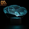 Get $500 coupons Logo Customized 3D usb Acrylic color changing night light