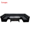 Customized Design Fashion Club Furniture Nightclub Leather Bar Sofa Booth