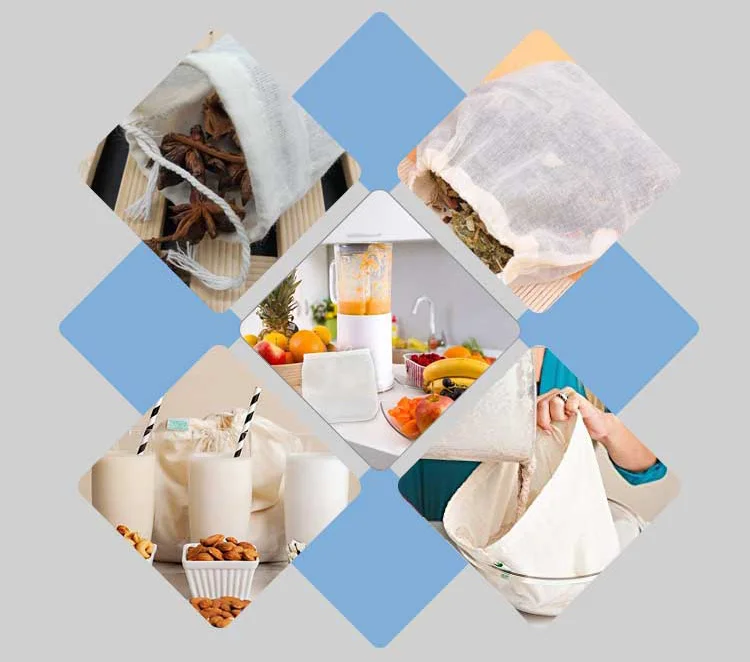 Gezi( factory offer) 200 micron nylon nut milk filter bag