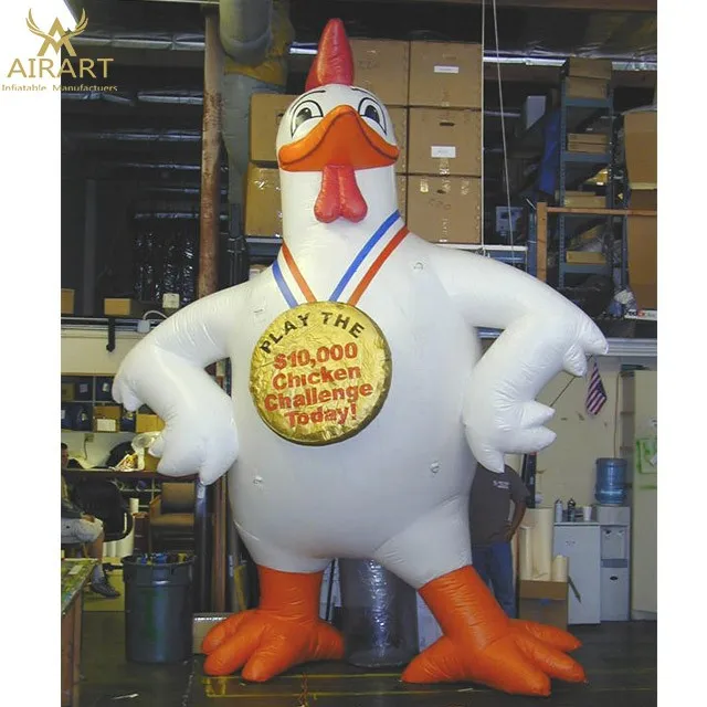 inflatable bin chicken