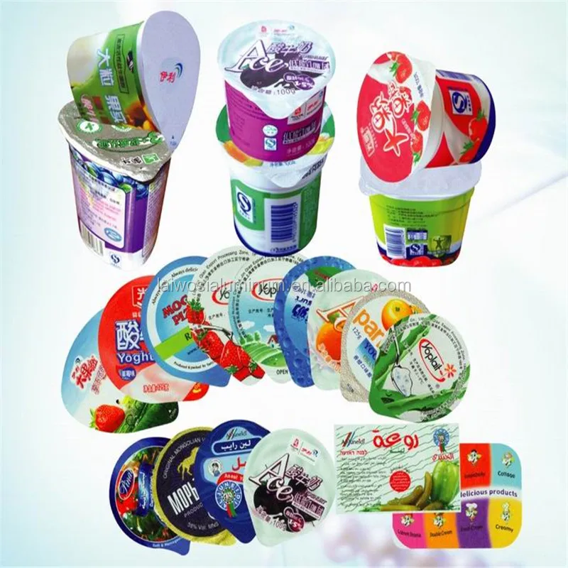 Printed Heat Seal Laminated Aluminum Foil Lidding/sealing Film For