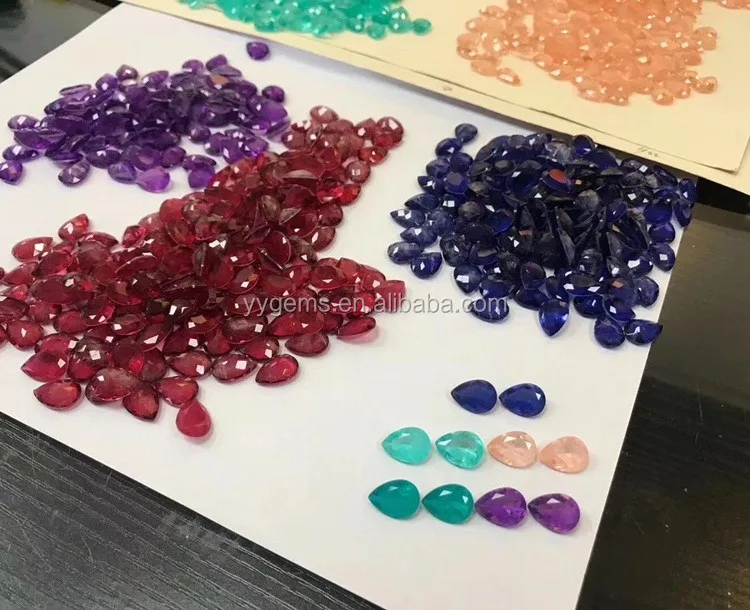 Wholesale Emerald Cut Various Colors Fusion Crystal Octagon Beads