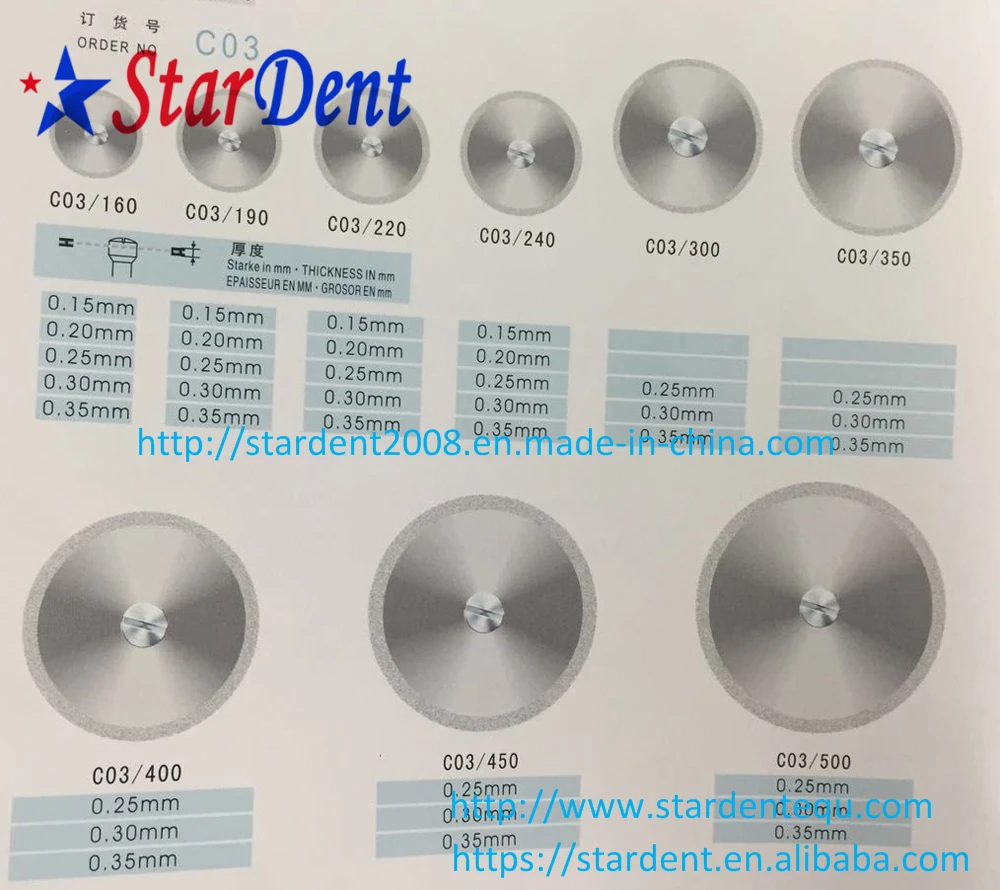 Dental Lab Diamond Cutting Discs - Precision & Durability