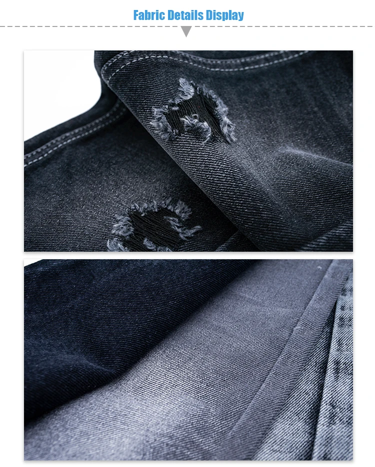men jeans print cotton denim fabric