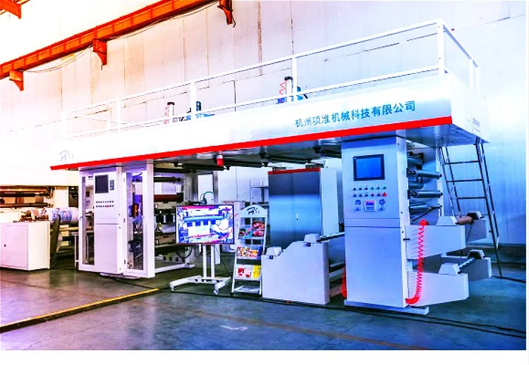 High Speed 4 Colors Flexographic Printing Machine Stack Type