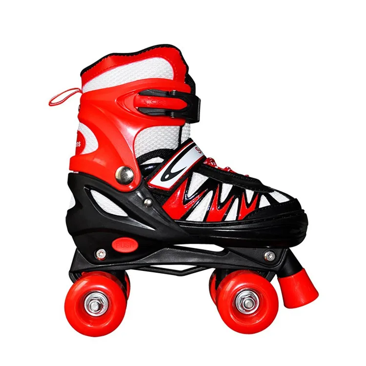 Black Polyurethane Wheels And Brake Material Metal Base Double Row Roller Skates Buy Double