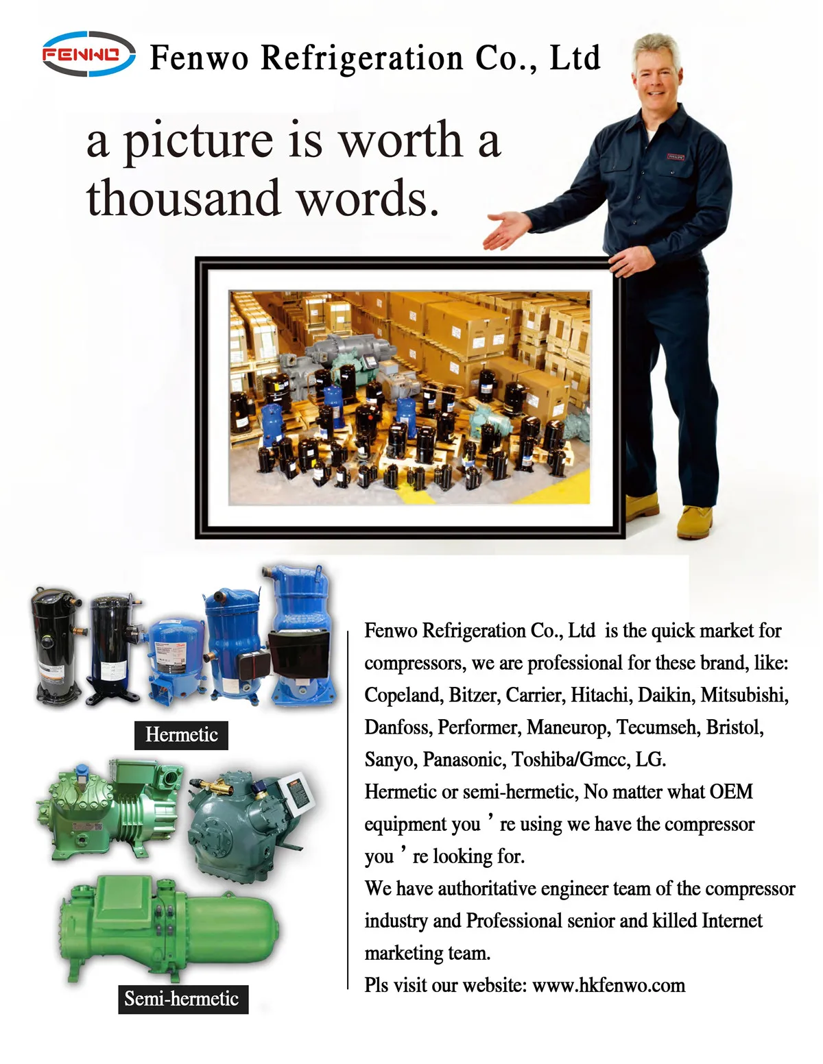 Piston Compressor National Refrigeration Compressor Compressor 4nes14y