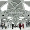 Metal Unique design triangle shape adornment ceiling/ Carry bright space(hot sale)