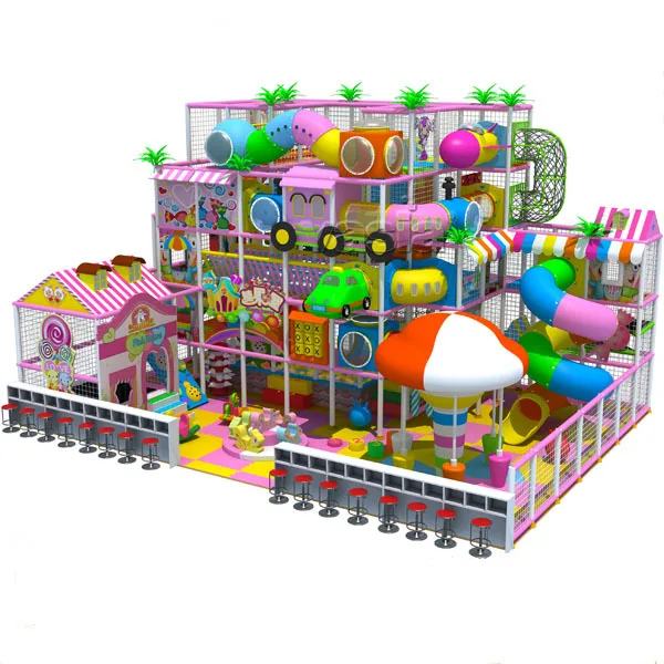 Kids Play Center Equipment System Structure For Games Indoor Playground